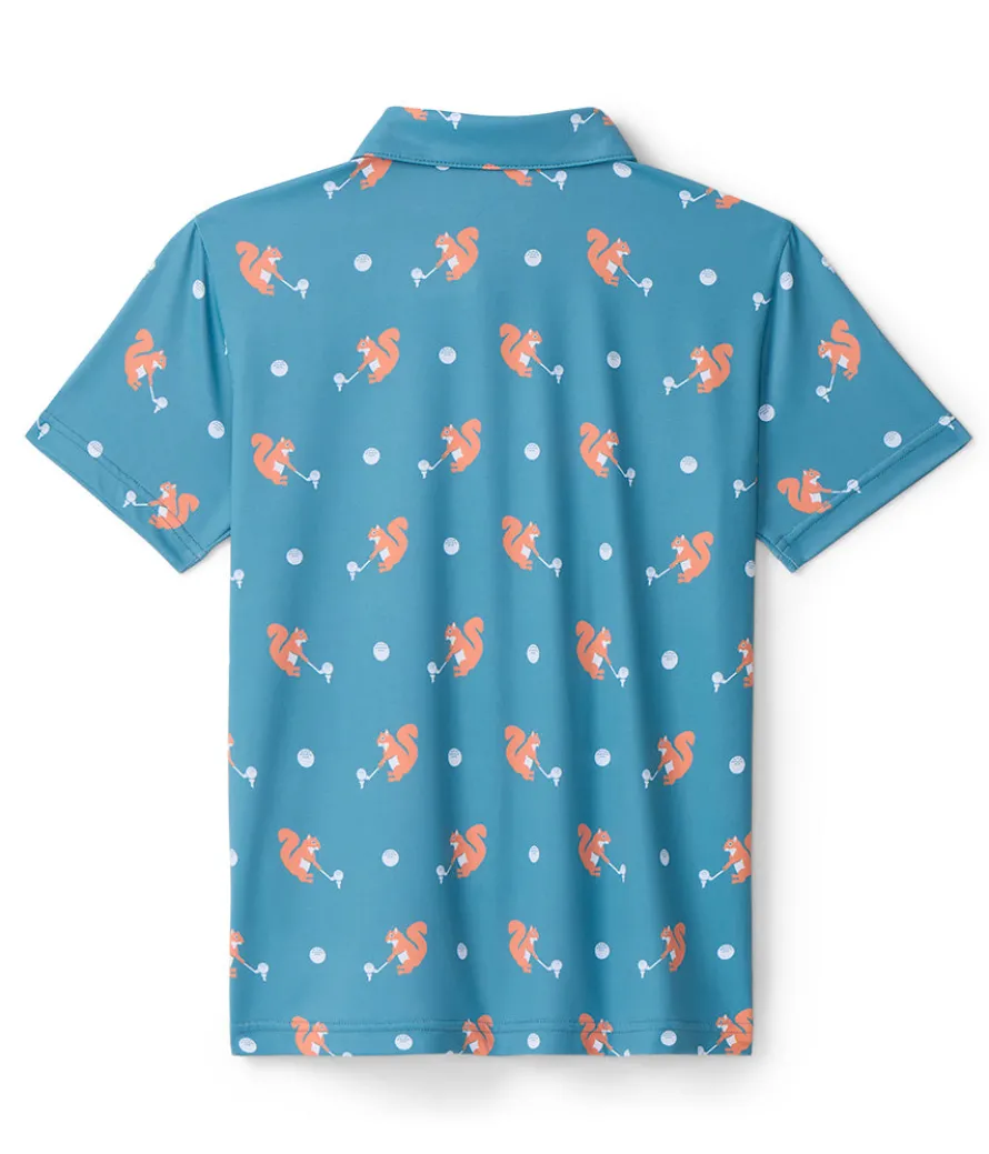 Boy's Squirrel! Golf Polo