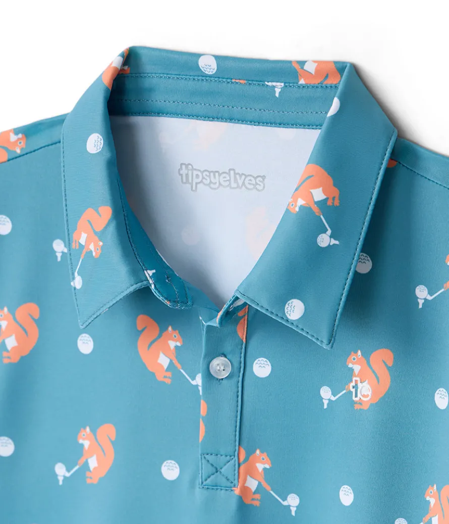 Boy's Squirrel! Golf Polo