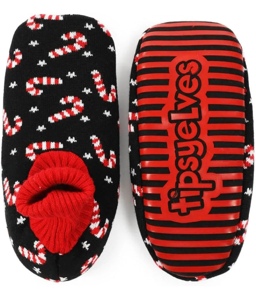 Candy Cane Lane Slipper Socks
