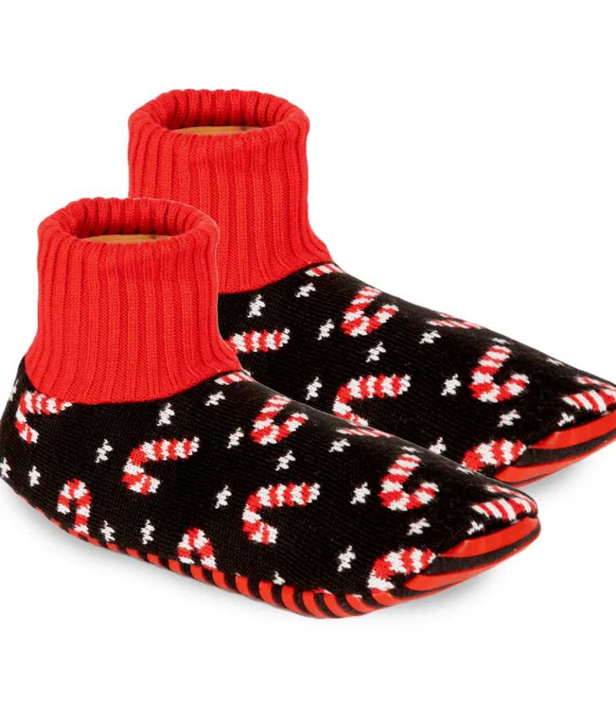 Candy Cane Lane Slipper Socks