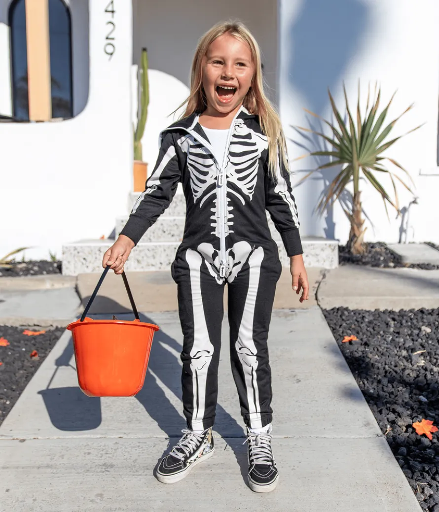 Girl's Skeleton Costume