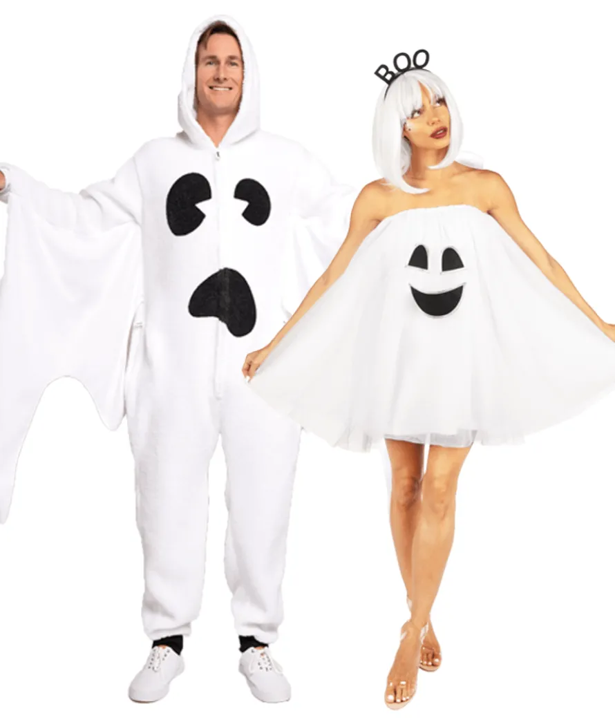 Matching Ghost Couples Costumes