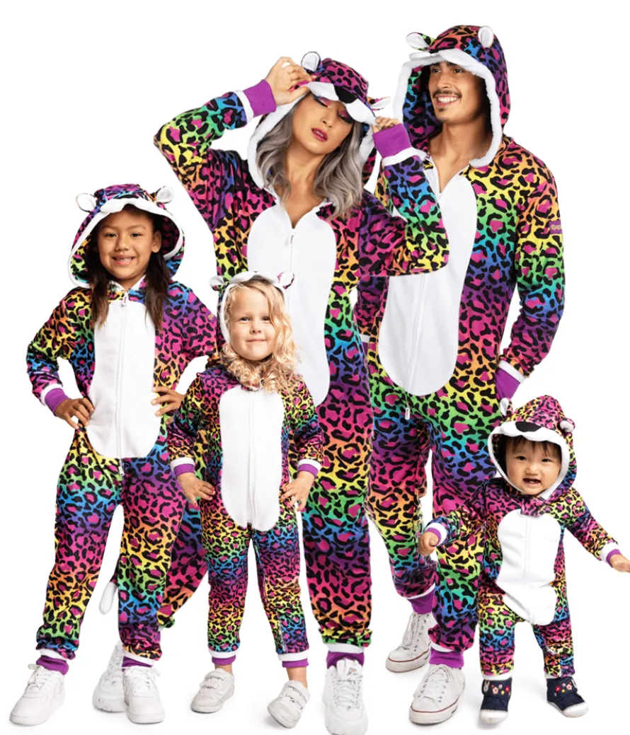 Matching 90's Leopard Family Costumes