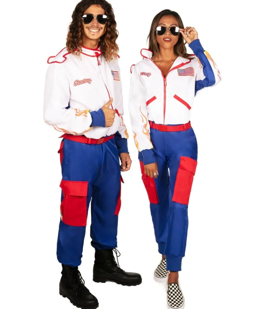Matching Talladega Race Car Driver Couples Costumes