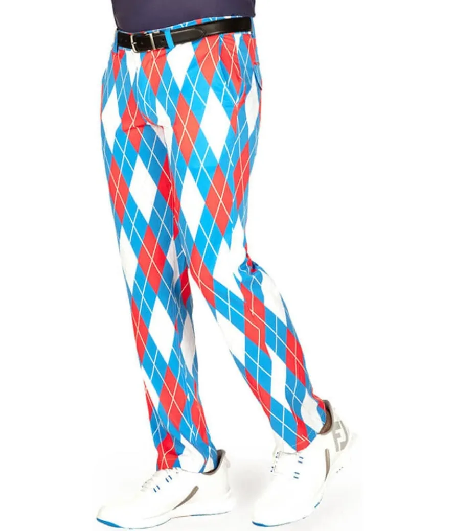 Men's American Argyle Golf Pants