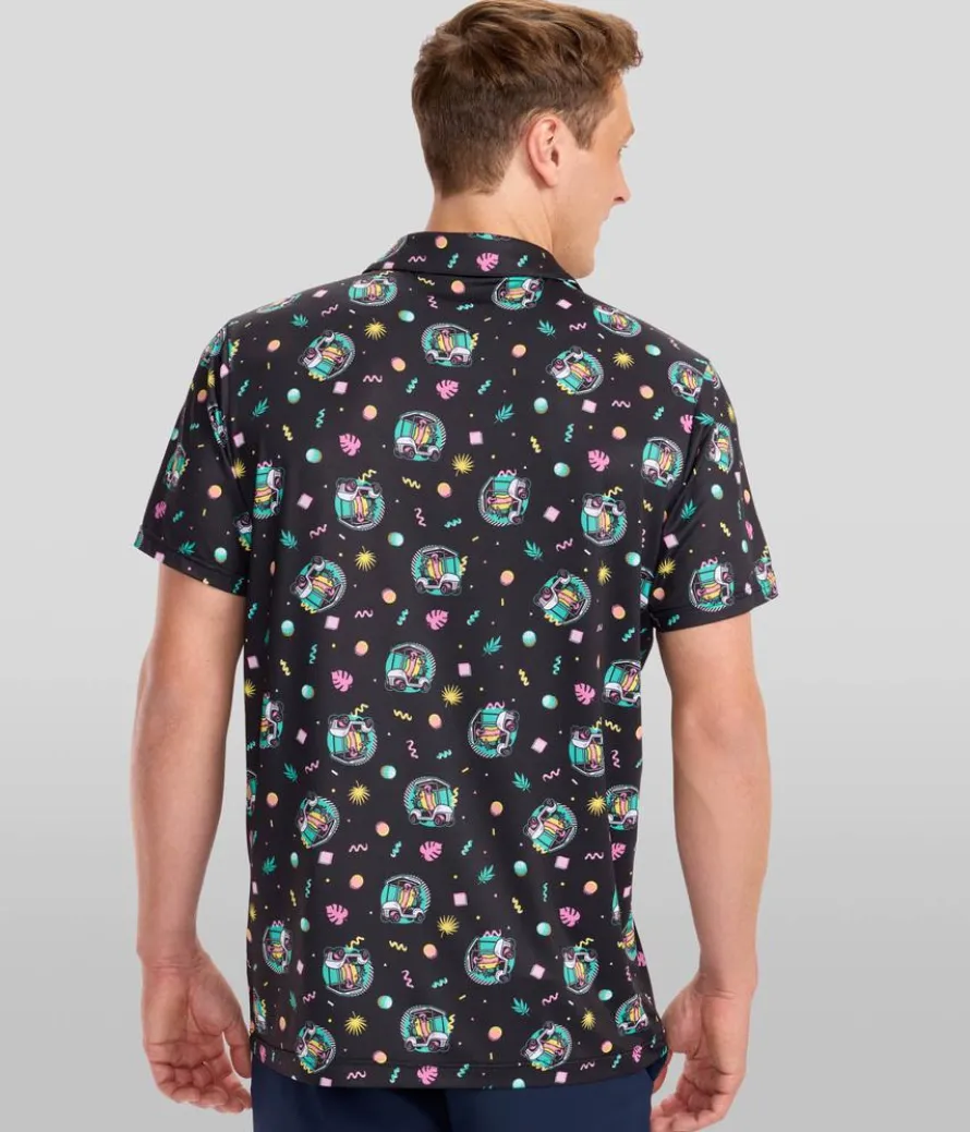 Men's Cart Dog Golf Polo