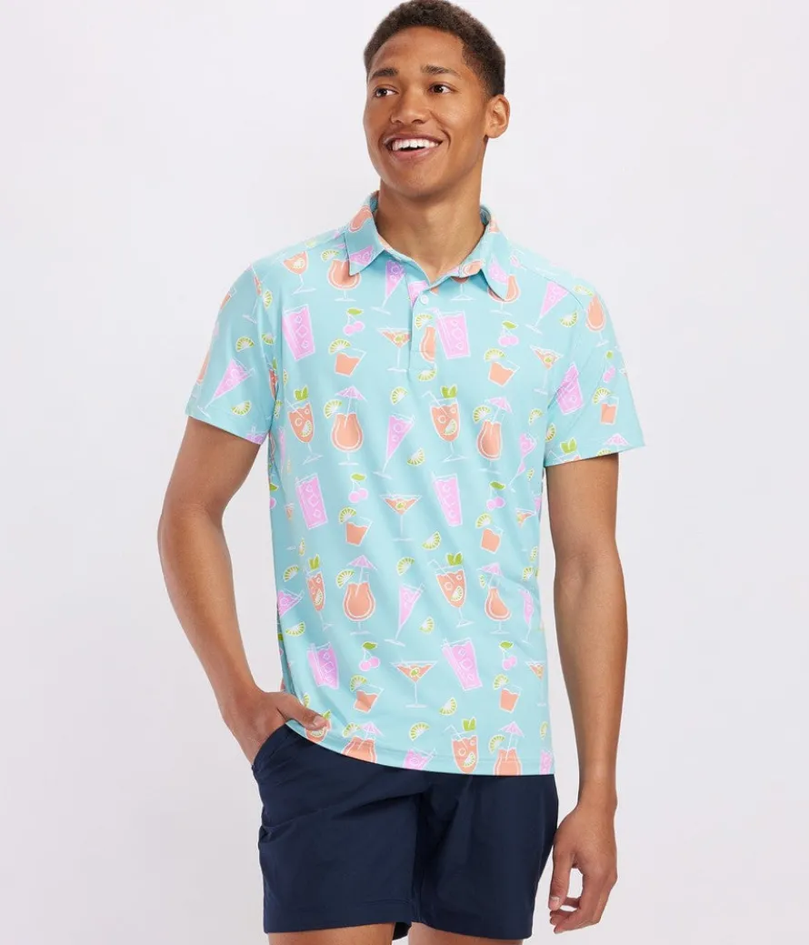 Men's Cocktail Caddy Golf Polo