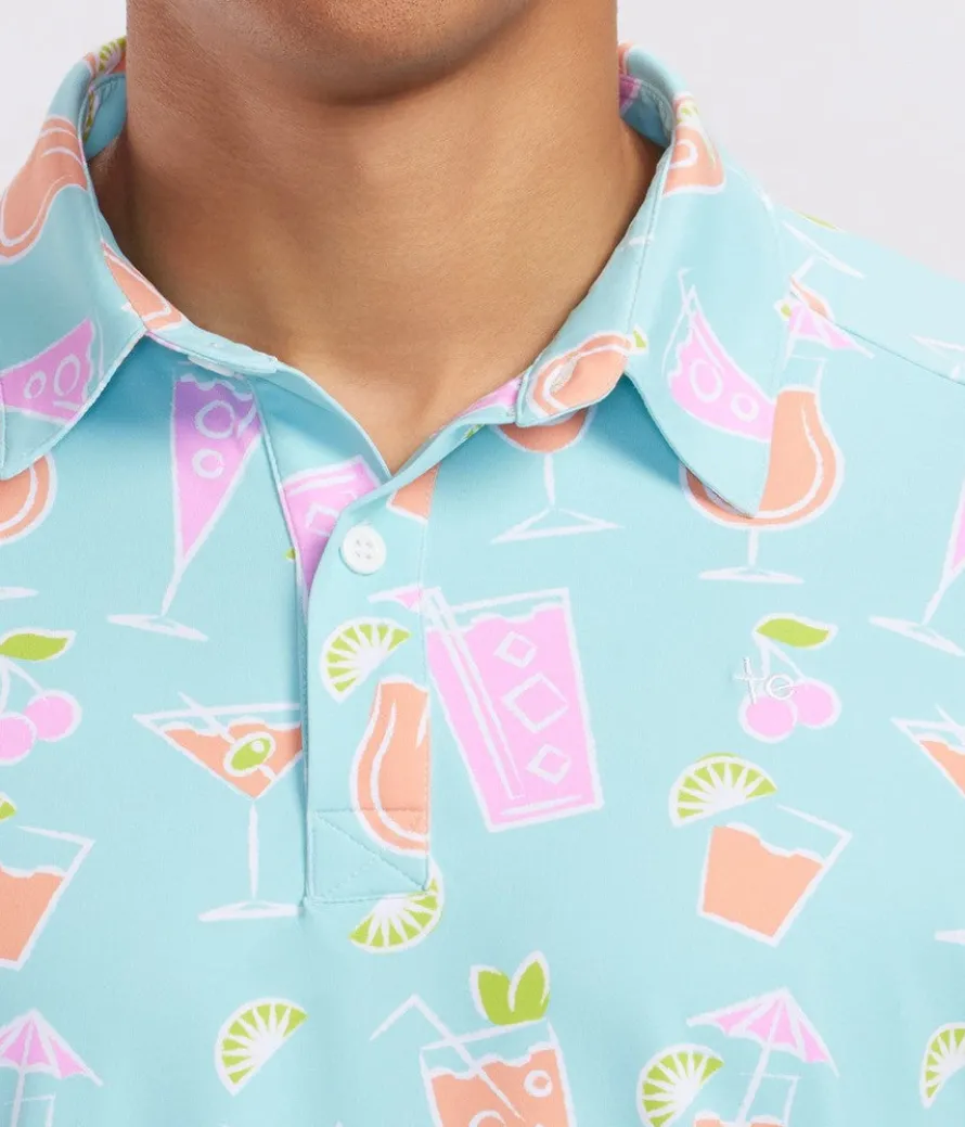 Men's Cocktail Caddy Golf Polo