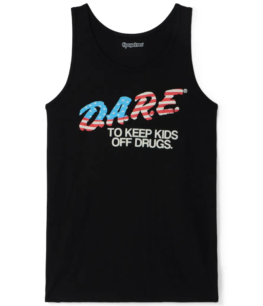 Men's Declaration of DARE Tank Top (Black)