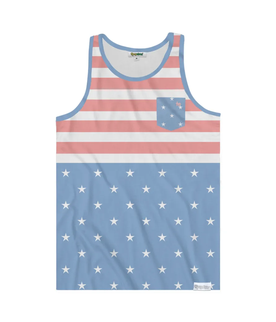 Men's Faded Flag Tank Top