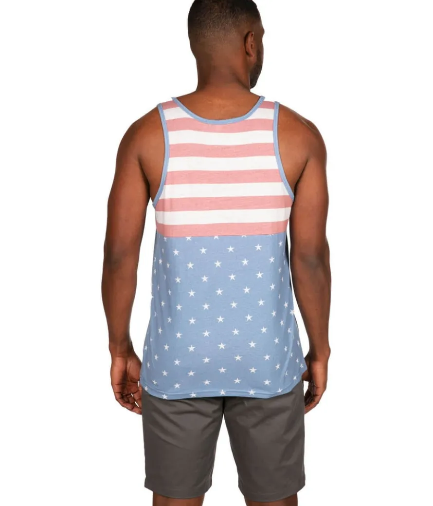 Men's Faded Flag Tank Top