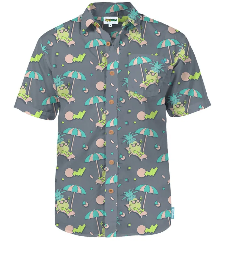 Men's Peace Out Pineapple Hawaiian Shirt