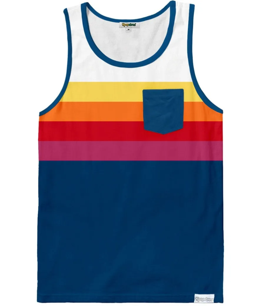 Men's Slice of Sunset Tank Top
