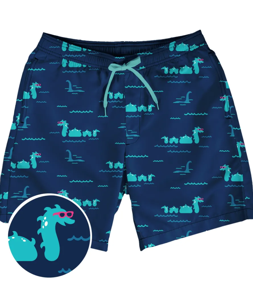 Nothin' But Nessy Stretch Swim Trunks - 7.5" Inseam