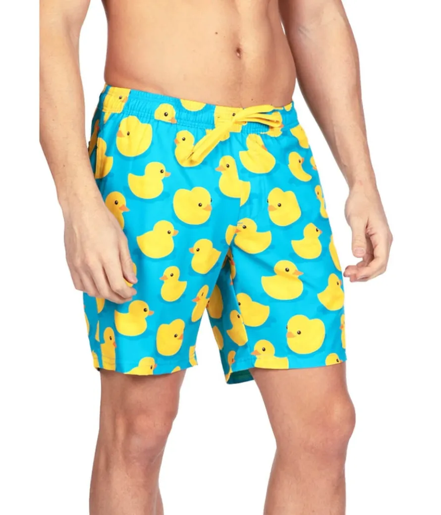 Rubber Ducky Stretch Swim Trunks - 7.5