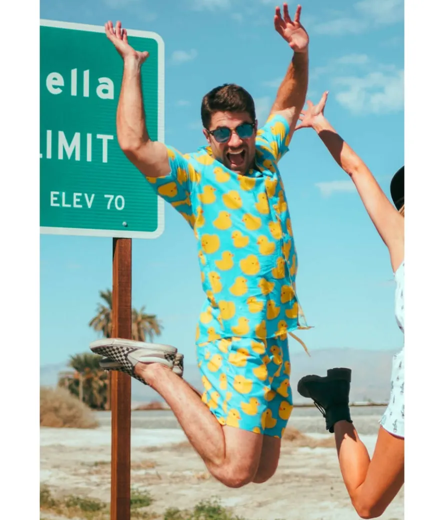 Rubber Ducky Stretch Swim Trunks - 7.5