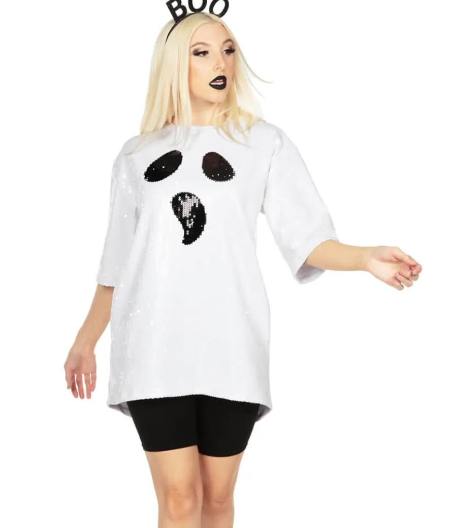 Sequined Ghost Costume Dress