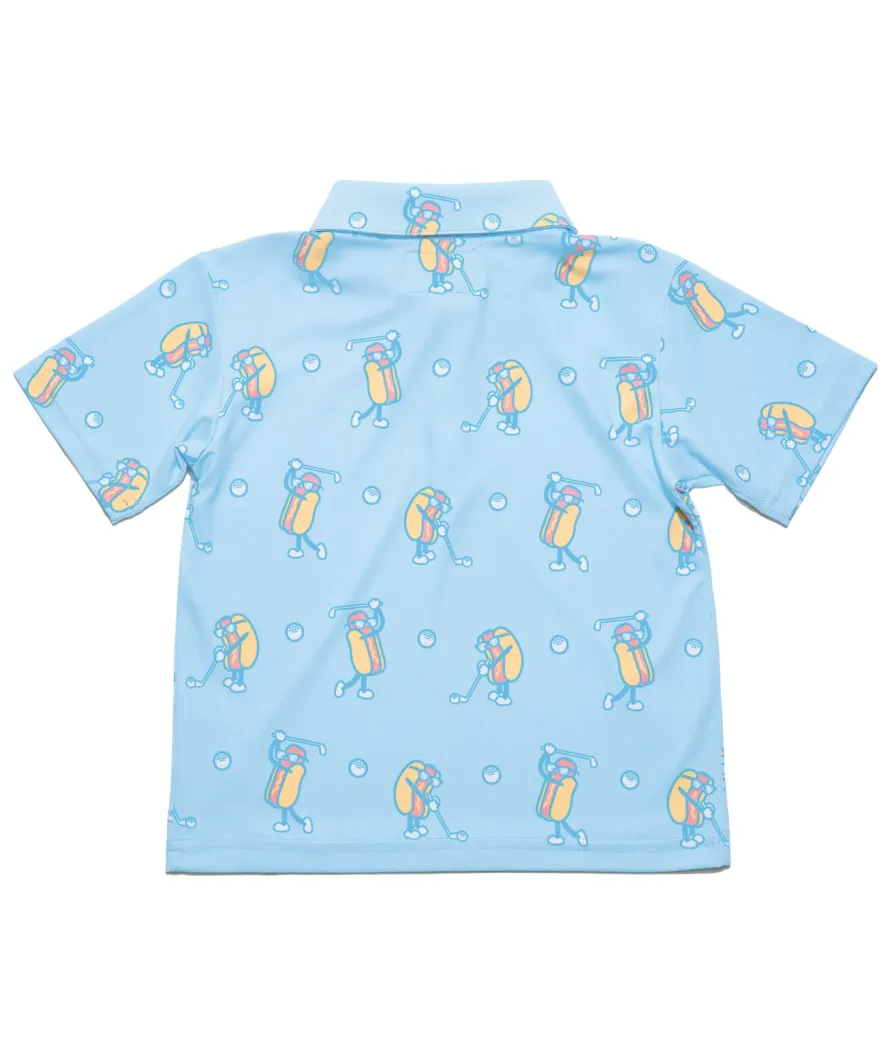Toddler Boy's Sizzlin' Swing Golf Polo