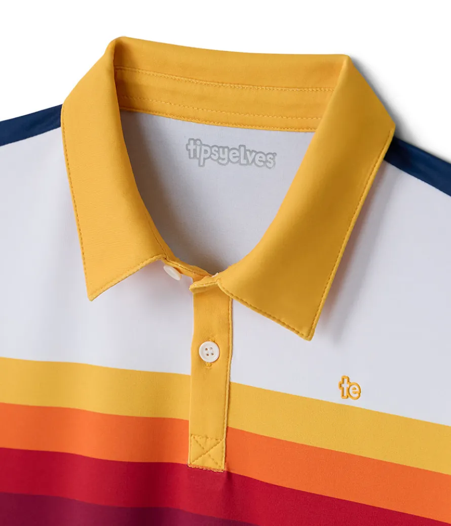 Toddler Boy's Slice of Sunset Golf Polo