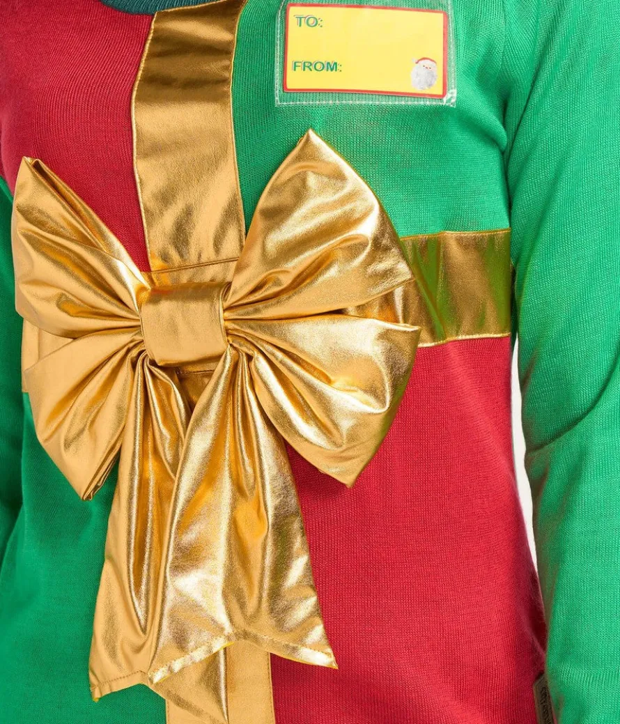 Women's Christmas Present Ugly Christmas Sweater