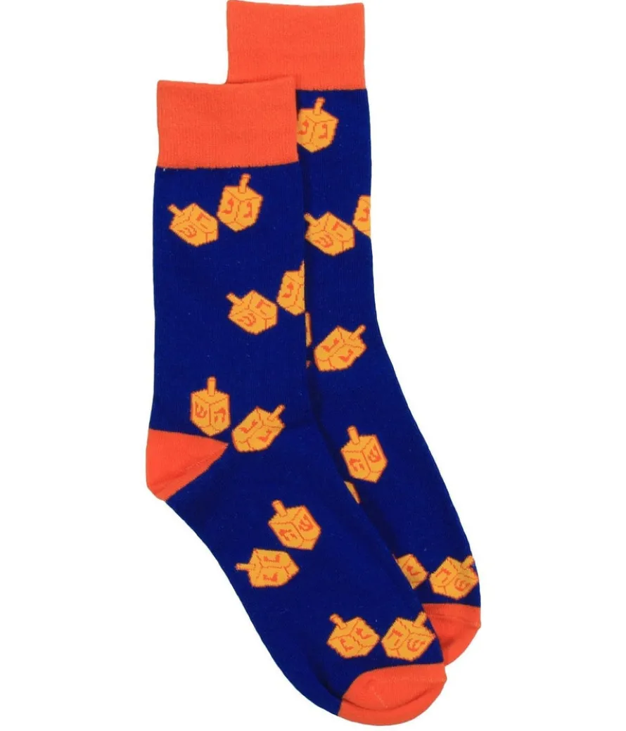 Women's Jewish Dreidel Socks (Fits Sizes 6-11W)