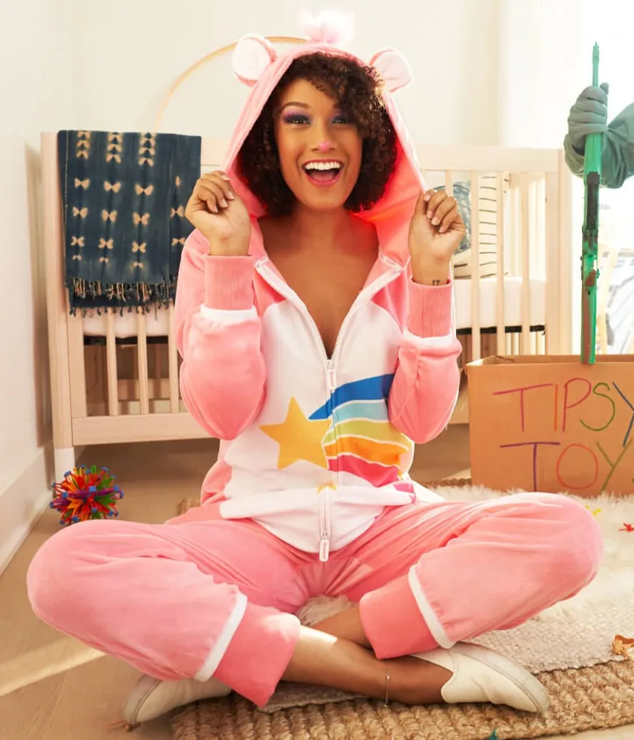 Women's 80's Cartoon Bear Costume