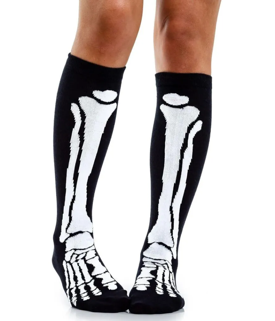 Women's Skeleton Socks (Fits Sizes 6-11W)