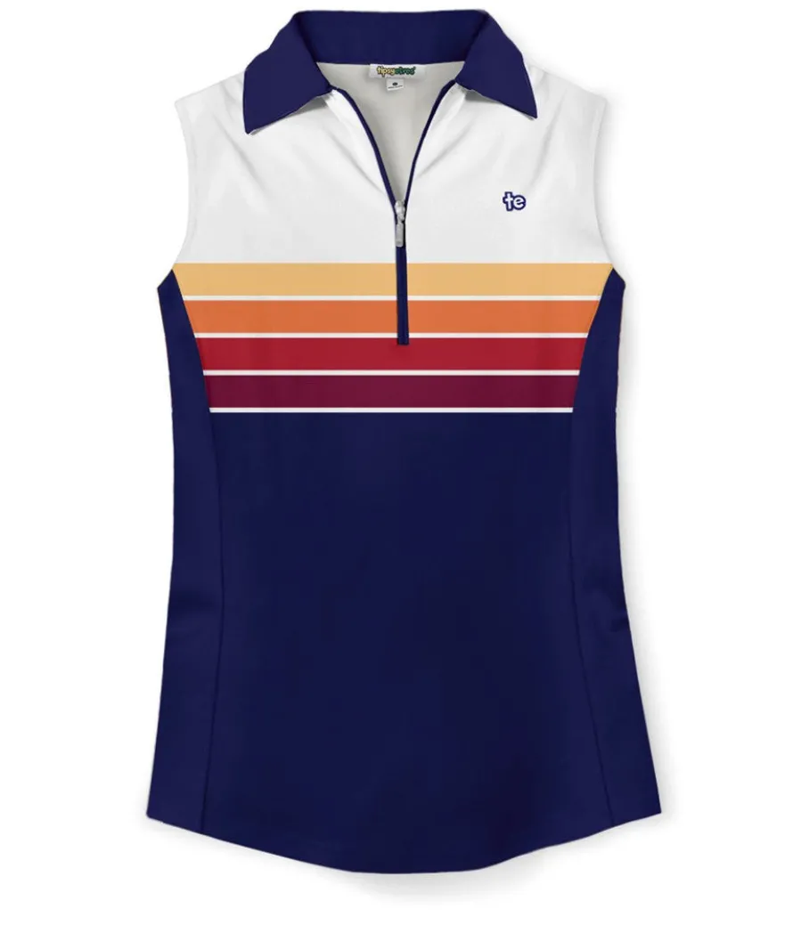 Women's Slice of Sunset Golf Polo