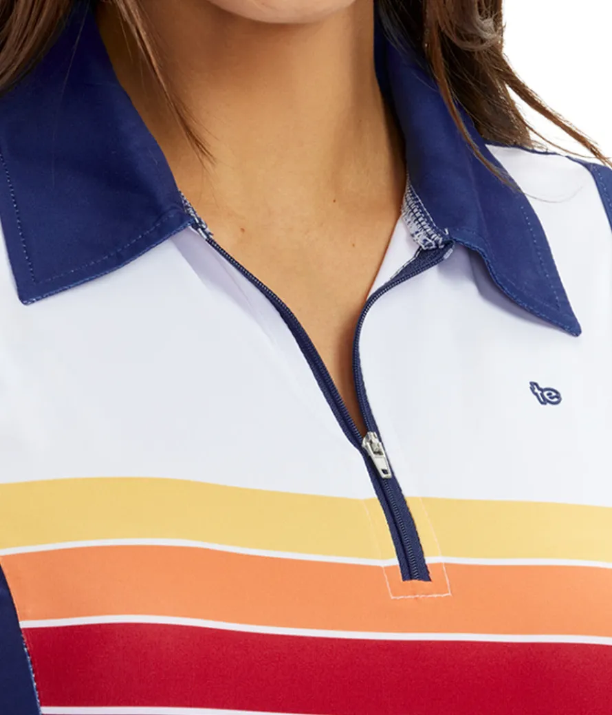 Women's Slice of Sunset Golf Polo